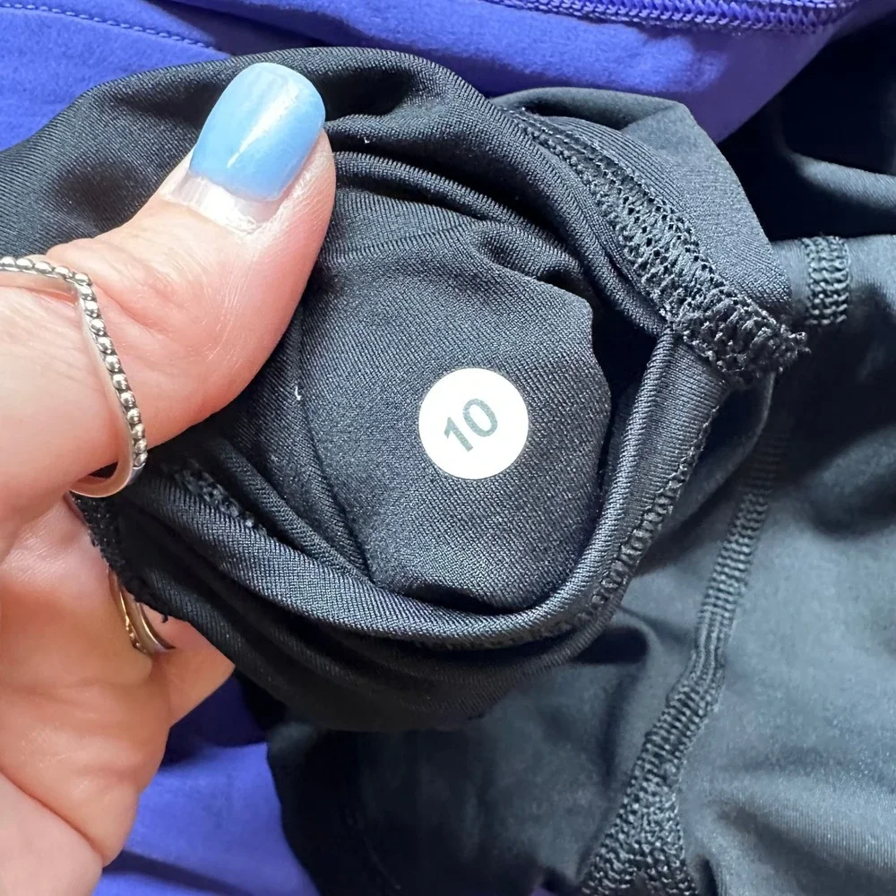 Lululemon Sweaty or Not Runsie Purple Strappy Back Athletic Romper Size 10